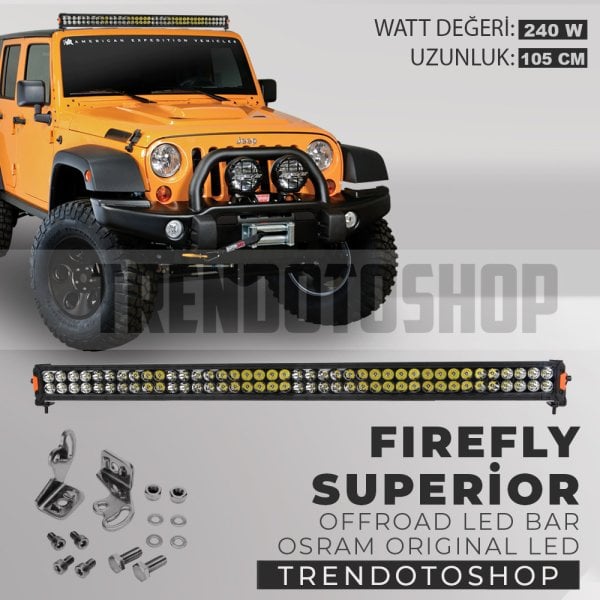 240w 105 Cm Superior Firefly Off Road Led Bar