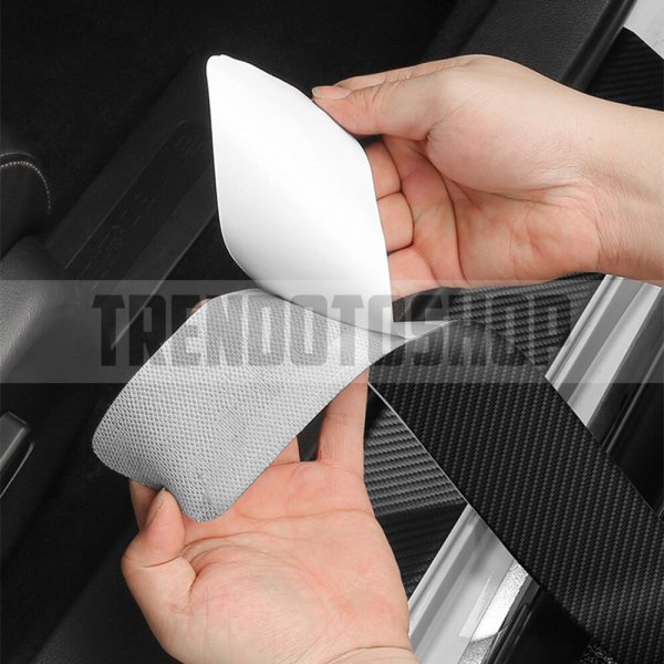 Citroen Uyumlu Karbon Kapı Eşiği Folyo 4'lü Set Orijinal Hava Kanallı Uyumlu Ithal