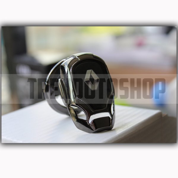 Renualt Uyumlu Start Stop Tuşu Kapağı Iron Man Metal Tuş Koruyucu Dekoratif Kapak
