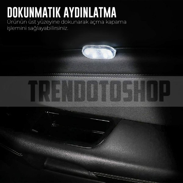 Dokunmatik Sensörlü Mini Led Lamba Şarj Edilebilir Çok Amaçlı Tekli RGB LED