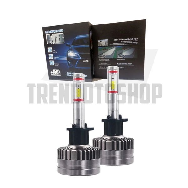 M8 360° Full Power CSP Led Xenon Far Ampulü %100 CANBUS 32W 12000LM H1
