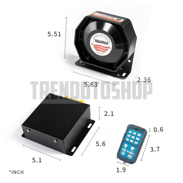 200W Profesyonel Slim Siren