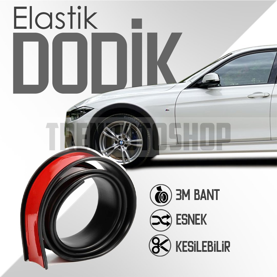 4 Parça Universal Çamurluk Dodik Seti 3,5 cm
