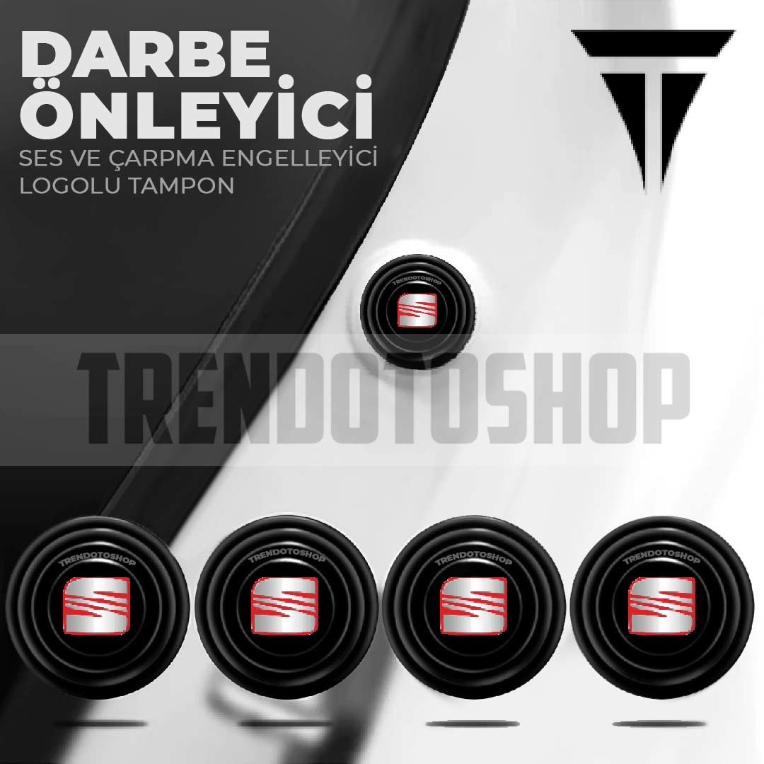 Darbe Emici Ses-Gürültü Engelleyici Seat Logolu