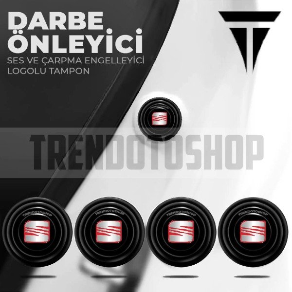 Darbe Emici Ses-Gürültü Engelleyici Seat Logolu