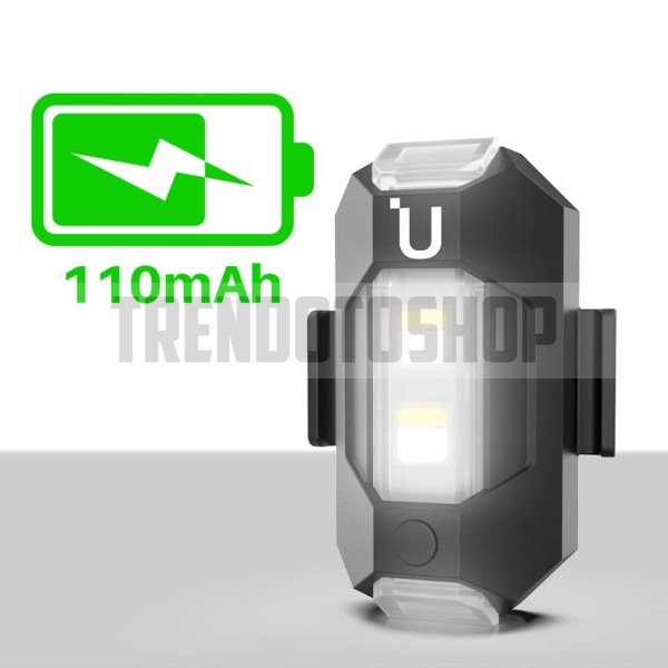2 Li RGB Motosiklet Drone Bisiklet Otomotiv Çakar Şarjlı Kablosuz Mini Led Lamba