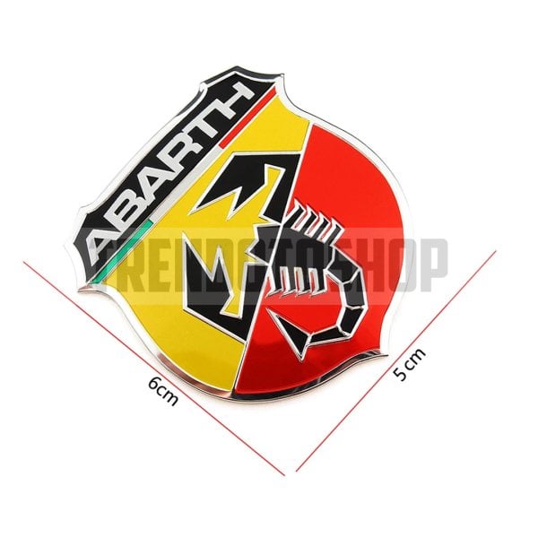 Fiat Abarth Sticker Metal Arma