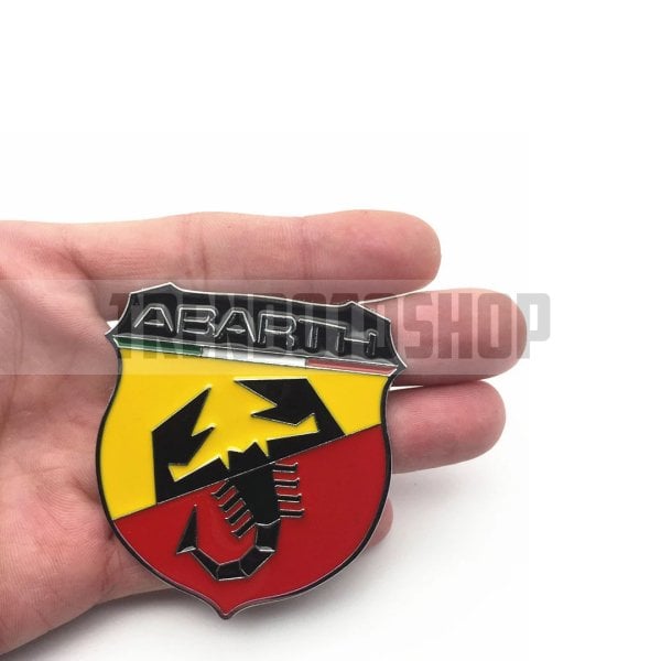 Fiat Abarth Sticker Metal Arma