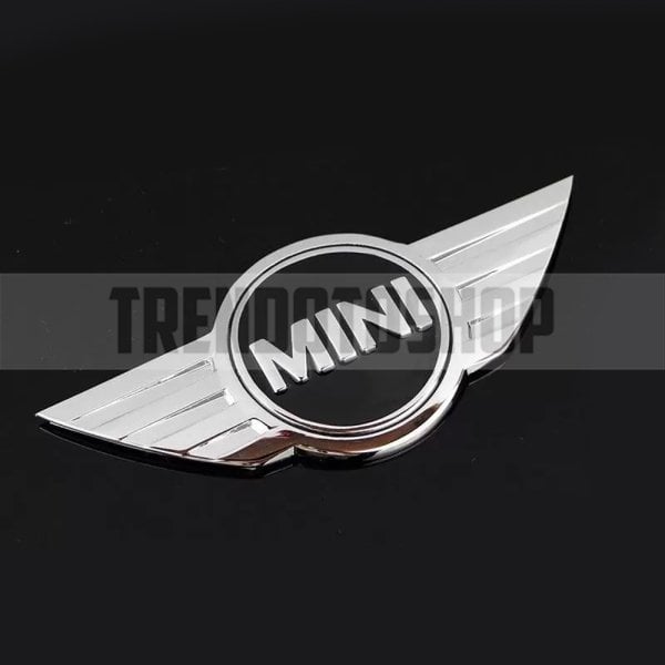 Mini Cooper Uyumlu Gümüş Renk Metal Arma Sticker Yapışkanlı