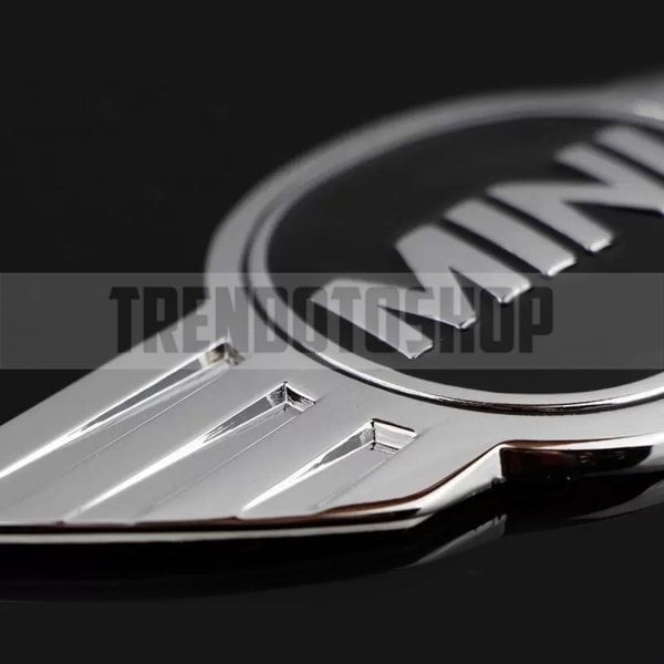 Mini Cooper Uyumlu Gümüş Renk Metal Arma Sticker Yapışkanlı