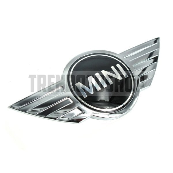 Mini Cooper Uyumlu Gümüş Renk Metal Arma Sticker Yapışkanlı