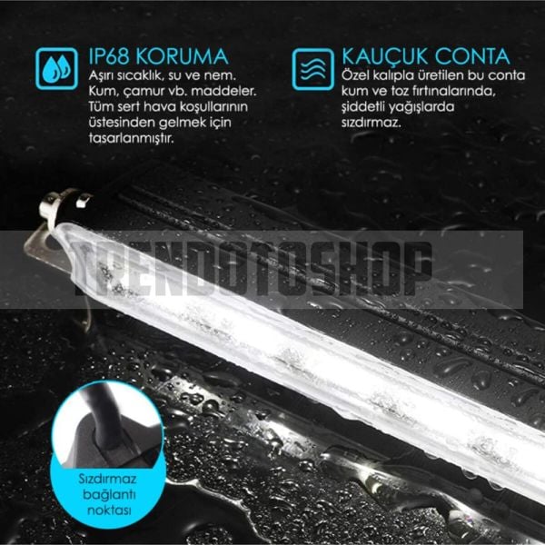 54W 18 Led İnce Off Road Led Bar SARI