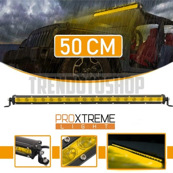 54W 18 Led İnce Off Road Led Bar SARI