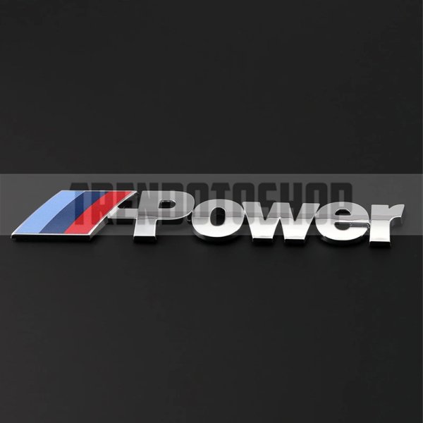 Bmw Power Sticker Metal Arma