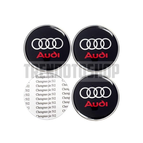 Audi Jant Göbeği Arması 4'lü