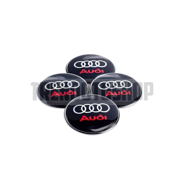 Audi Jant Göbeği Arması 4'lü
