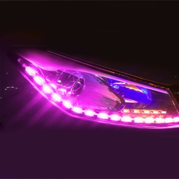 Far Içi Far Üstü Kristal Rgb Kayar Led YAPIŞKANLI 16 LED