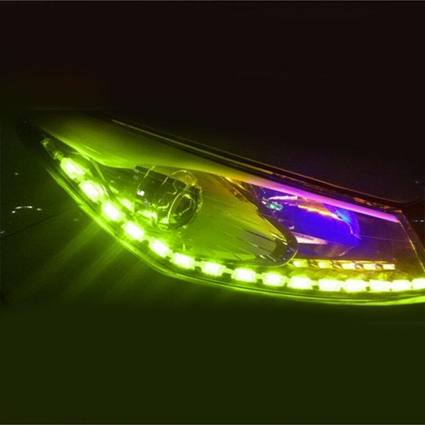 Far Içi Far Üstü Kristal Rgb Kayar Led YAPIŞKANLI 16 LED