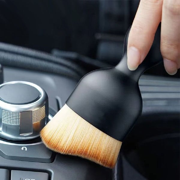 Volkswagen Uyumlu Araç içi kavisli yumuşak kıllı temizleme fırçası