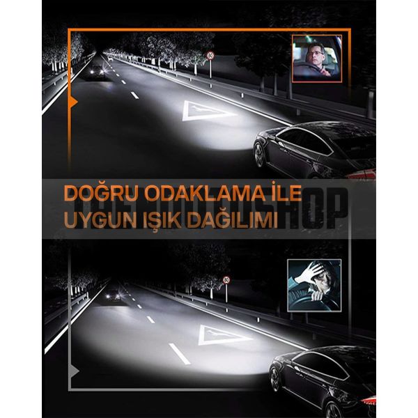 Vision Plus Ultra CSP Led Xenon 55W 12500 Lümen 9006
