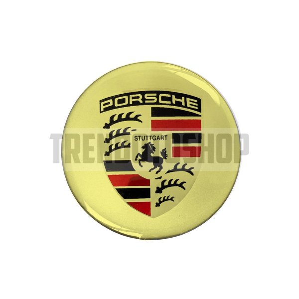 Porsche Jant Göbeği Arması 4'lü