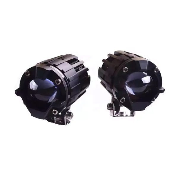 Raven 2 Adet 30W Çift Renk Turuncu Beyaz 3 Modlu Motosiklet Sis Farı Led Lamba