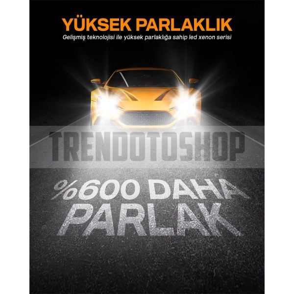 Vision Plus Gold Super Mini/Slim CSP Led Xenon Far Ampulü Canbus 35W 9400 Lümen 9012