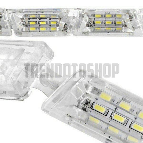 Far Içi Far Üstü Kristal Turuncu-Beyaz Telli Kayar 16 Led