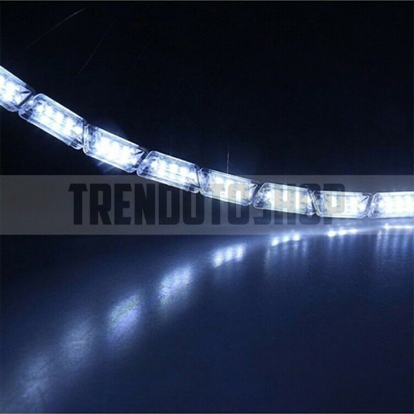 Far Içi Far Üstü Kristal Turuncu-Beyaz Telli Kayar 16 Led