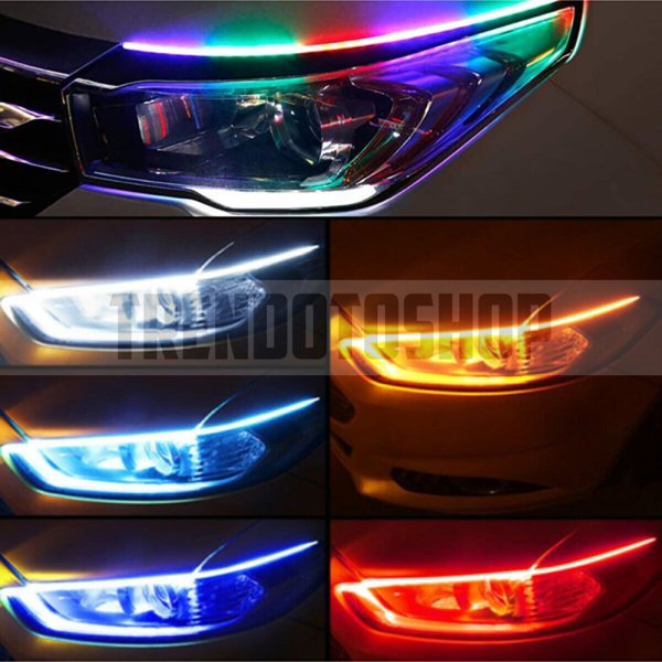 Far İçi Far Üstü Kumandalı RGB Kayar Led