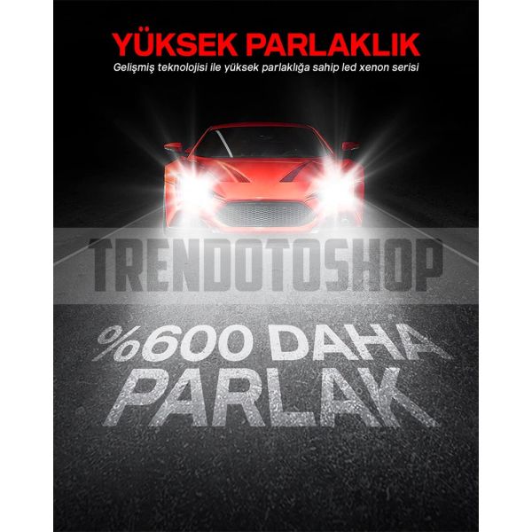 Vision Plus 360° DOB Led Xenon Far Ampulü 34W 8800 Lümen H11