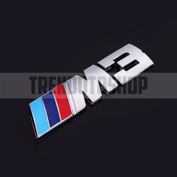 Bmw M3 Gümüş Renk Paslanmaz Metal Arma Sticker Yapışkanlı