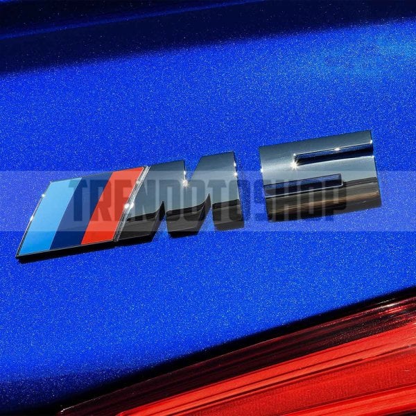 Bmw M5 Gümüş Renk Paslanmaz Metal Arma Sticker Yapışkanlı