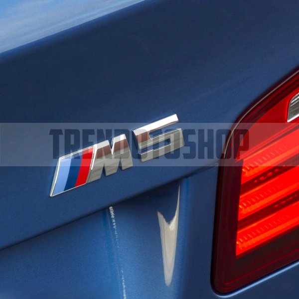 Bmw M5 Gümüş Renk Paslanmaz Metal Arma Sticker Yapışkanlı