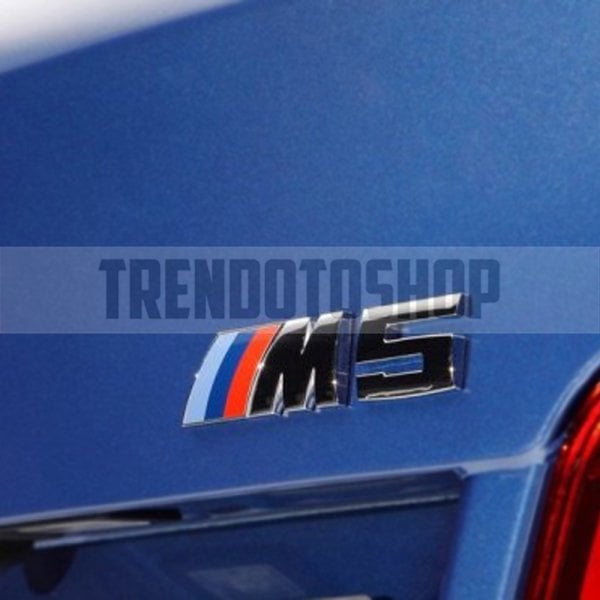 Bmw M5 Gümüş Renk Paslanmaz Metal Arma Sticker Yapışkanlı