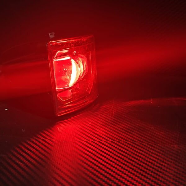 Eyelux Off Road Motosiklet Led Lamba Üç Renk Kırmızı Turuncu Beyaz 35 Watt 8 cm