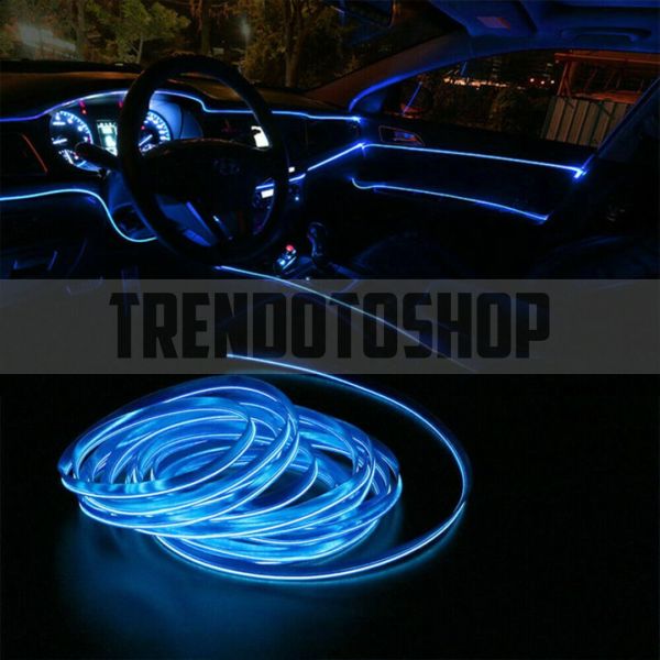 Mavi İp Neon Led Torpido Şeridi 2 METRE