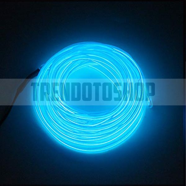 Buz Mavi İp Neon Led Torpido Şeridi 2 METRE