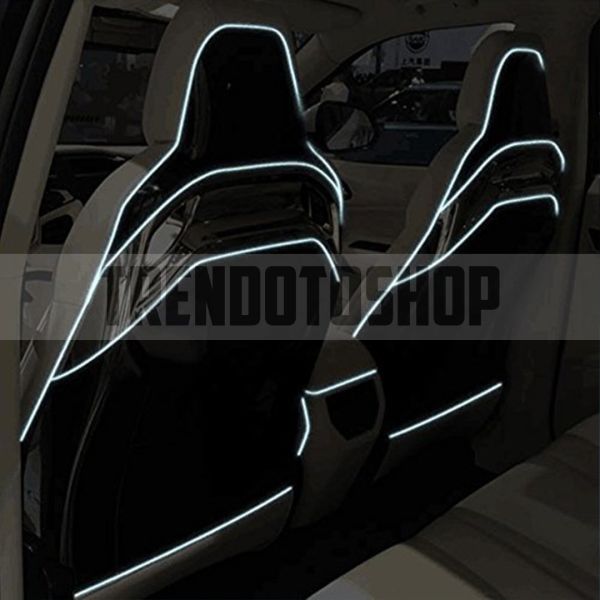 Beyaz İp Neon Led Torpido Şeridi 3 METRE