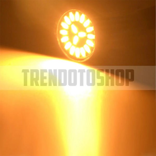 T20 W21 5w Stop Sinyal Geri Vites Gündüz Far Ampulü TEK DUY TURUNCU