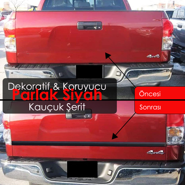 5M   uyumlu Tampon Bagaj Kapı Eşiği Koruyucu Şerit Bant Piano Black