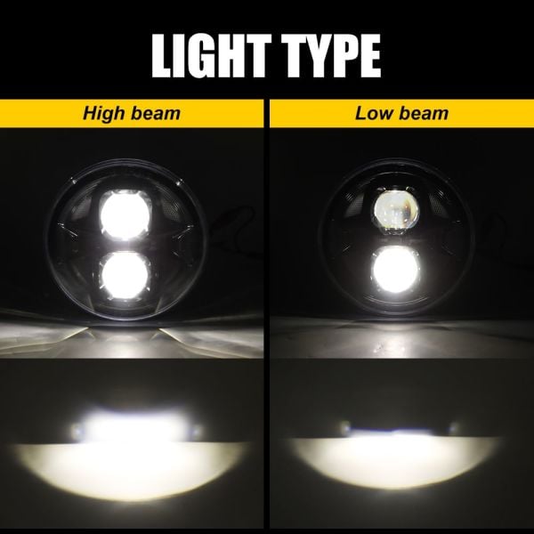 Harley Davidson Motosiklet Uyumlu Orijinal Mercekli Led Far