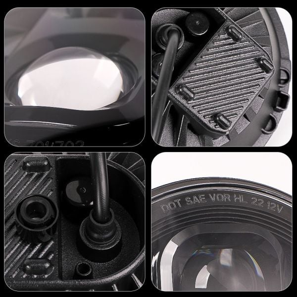 Harley Davidson Motosiklet Uyumlu Orijinal Mercekli Led Far