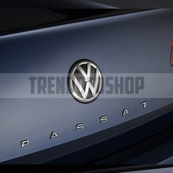 Volkswagen Passat Yeni Tip Bagaj Yazısı Logo Amblem 3D Sticker Siyah