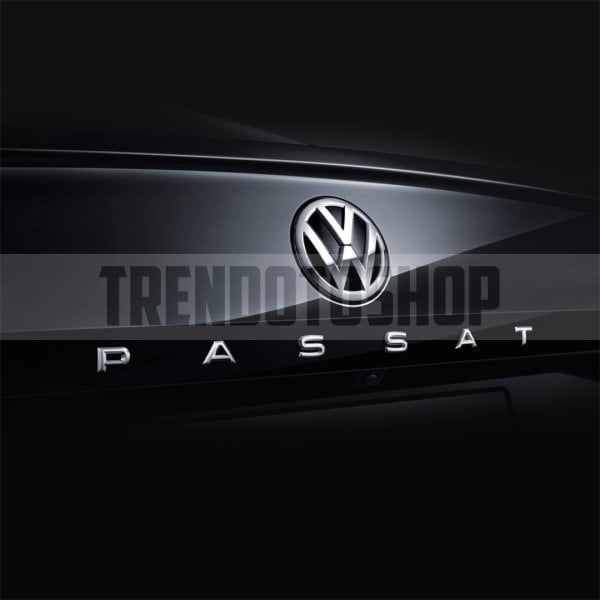 Volkswagen Polo Yeni Tip Bagaj Yazısı Logo Amblem 3D Sticker Beyaz