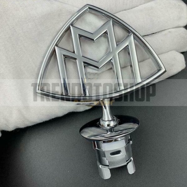 Maybach Krom Kaplama Ön Kaput Amblemi Metal Arma Rozet