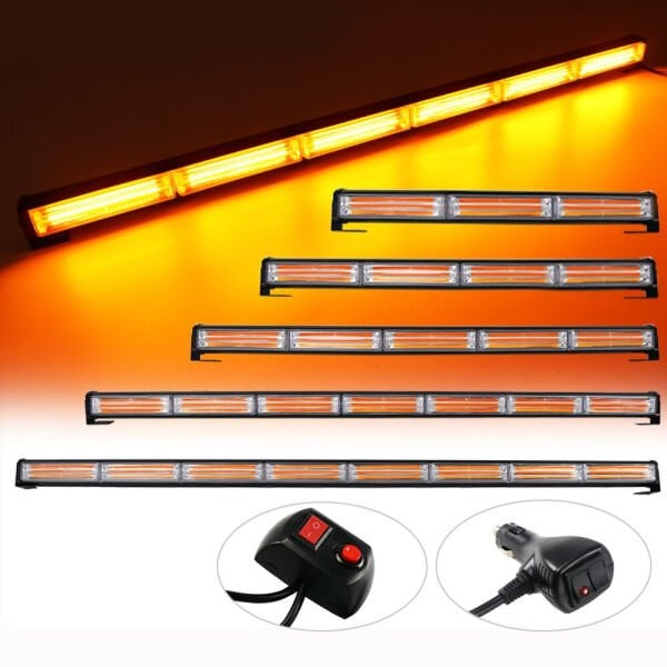Hextech 70w Turuncu 100cm 17 Farklı Yanış Modlu 7 UYumlu  Cob Led Off Road Led Lamba