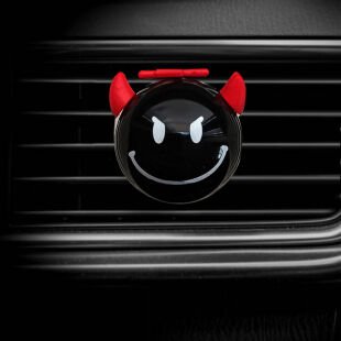 Oto Petek Kalorifer Kokusu Melek Şeytan Sevimli Emoji Araba Parfümü