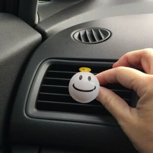 Oto Petek Kalorifer Kokusu Melek Şeytan Sevimli Emoji Araba Parfümü
