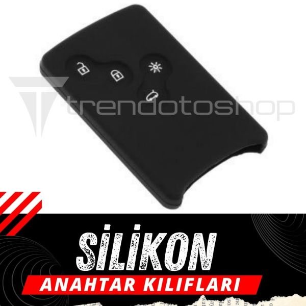 Renault Megane 2  Clio 4 scenic Silikon Anahtar Kılıfı